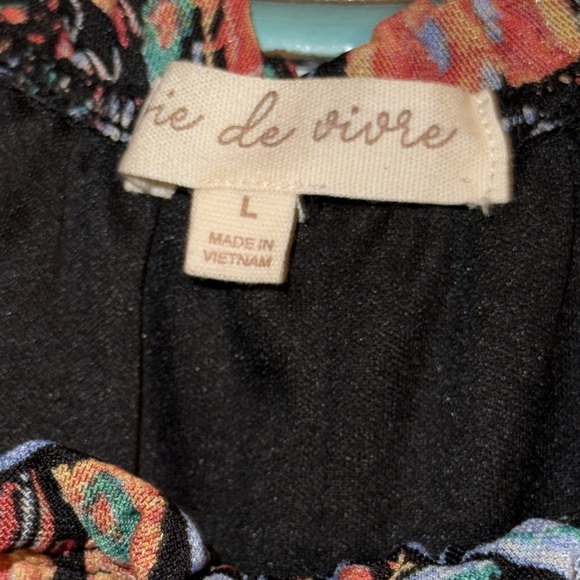 🌹JOIE DE VIVRE ELASTIC WAIST FLORAL DRESS - Picture 5 of 8